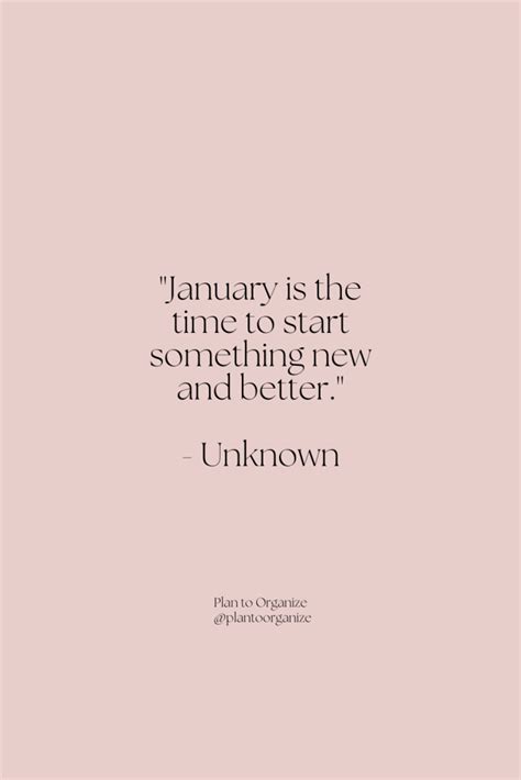 25 Inspiring January Quotes to Kickstart Your Year with Positivity - Plan to Organize