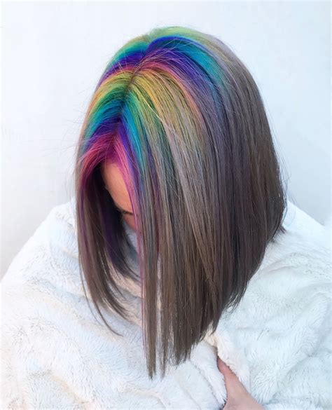 rainbow roots hair color | Roots hair, Artistic hair, Colored hair roots