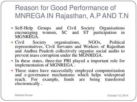 Review of mnrega in india