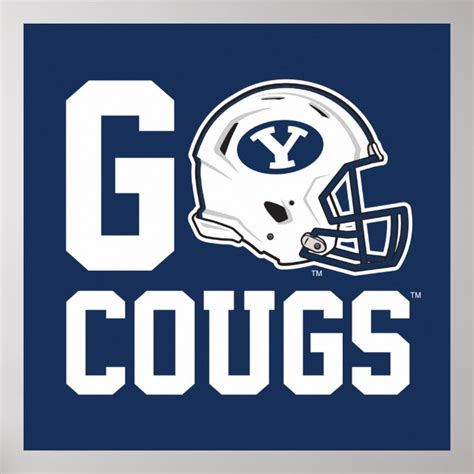 BYU Go Cougs Poster | Zazzle.com