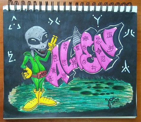 Alien Graffiti by BoricuaAero on DeviantArt