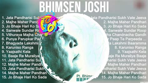 Bhimsen Joshi ~ Bhimsen Joshi Greatest Hits Full Album - YouTube