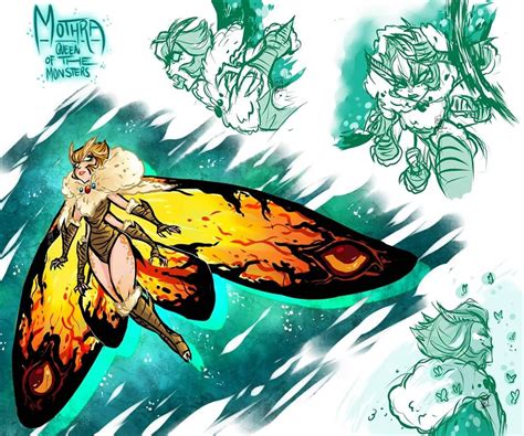 Halu the POTATO — 🦋MOTHRA: QUEEN OF THE MONSTERS🦋 . The great and... | Godzilla funny, Kaiju art ...