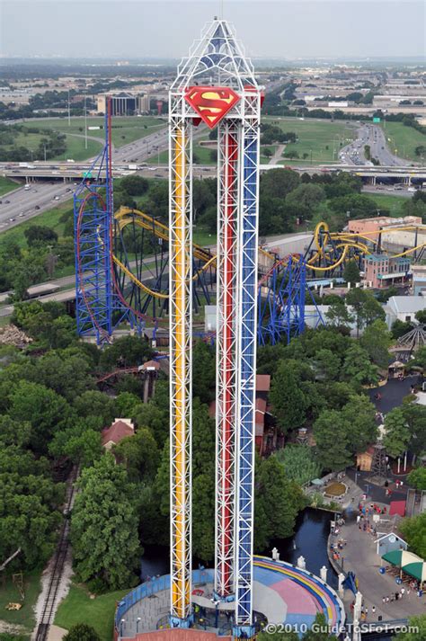 Superman Tower of Power Ride - Guide to Six Flags over Texas