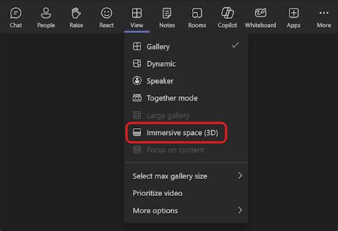 Get started with immersive spaces in Microsoft Teams - Microsoft Support