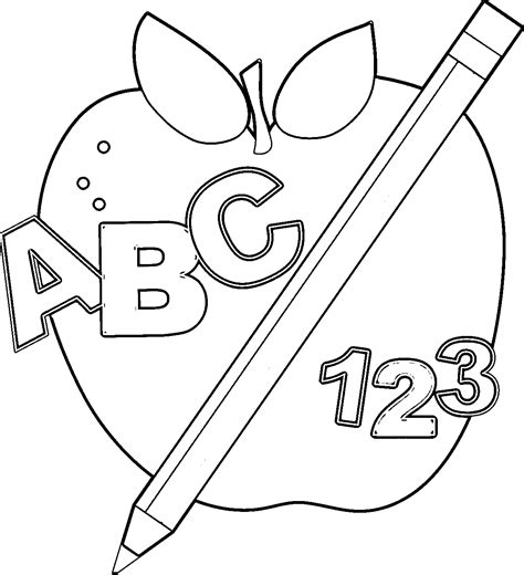 Abc Phonics Clipart Black And White - Draw-1st