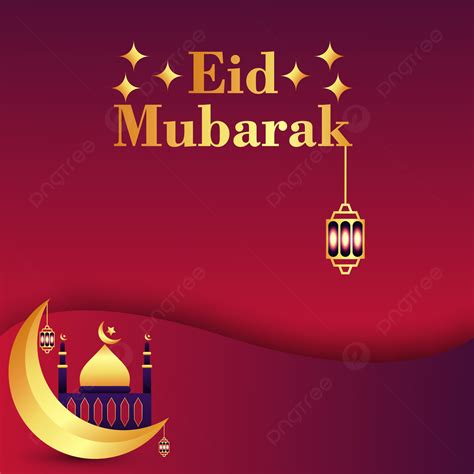 Eid Mubarak Gold Color Islamic Background Design, Lanterns, Vector, Islamic Background Image And ...