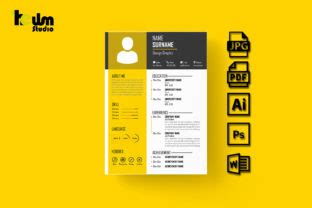 CV Resume Template + Cover Letter Graphic by Inventype Studio · Creative Fabrica