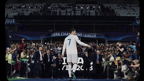 Cristiano Ronaldo's Last Walk In Real Madrid's Jersey Ronaldo Walk In Kiev 2018 Final Slow ...