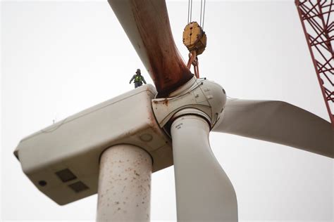 Photos: What happens to wind turbine blades after they're replaced?