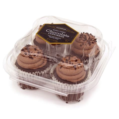 Marketside Triple Chocolate Gourmet Cupcakes, 11.7 oz, 4 Count ...