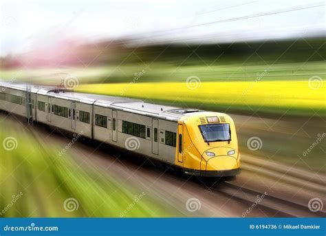 Train in motion stock photo. Image of motion, train, rail - 6194736