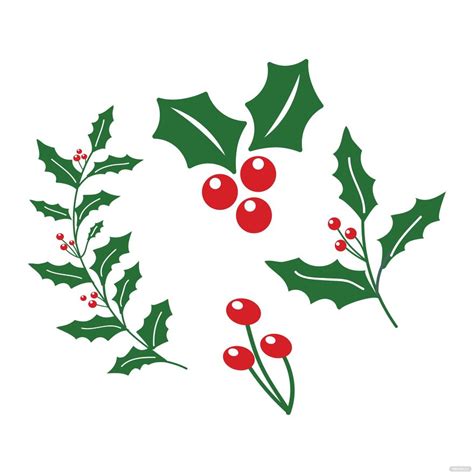 Mistletoe Vector in Illustrator, JPG, SVG, EPS, PNG - Download | Template.net