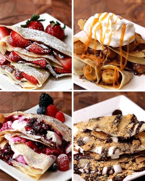 Here's How To Make Crepes Four Different Ways