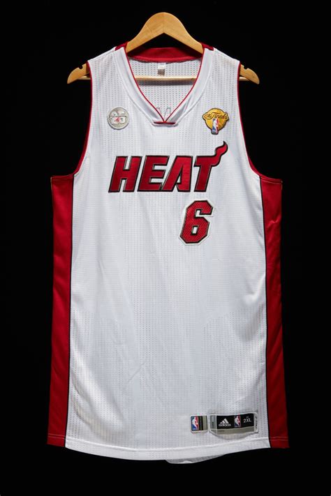 LeBron James 2013 NBA Finals Miami Heat Game Worn Jersey | Game 7 | Championship Clinching Game ...