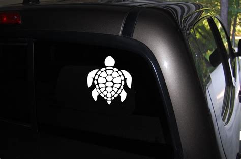 turtle sea tortoise Decal Window Car Truck Vinyl Decal Sticker 5" X 5.5", W or B | Turtle car ...