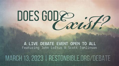 Does God Exist?: A Summit Debate - Reston Bible Church