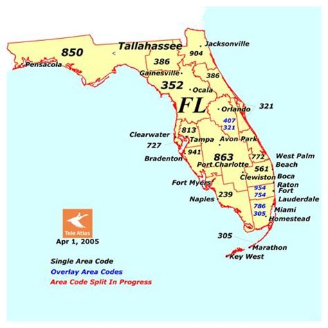 US Area Code Maps