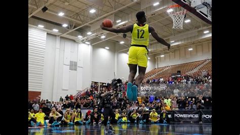 Zion Williamson Slam Dunk Contest Highlights || ALL DUNKS || 2018 Powerade Jam Fest - YouTube