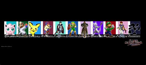 Super Smash Bros. Melee - Unlockable Characters by quintonshark8713 on DeviantArt