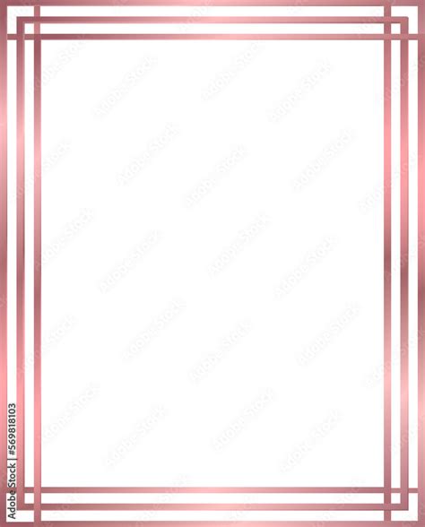 rose gold border frame Stock Illustration | Adobe Stock