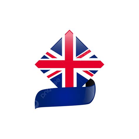 United Kingdom Flag Vector Art PNG, Geometric United Kingdom Flag With ...