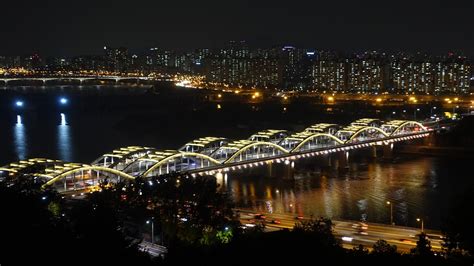 Edit free photo of Seoul,night view,han river,hangang bridge,bridge - needpix.com