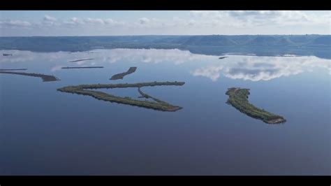 Flying Along the Mississippi Bluffs - Brownsville, MN - YouTube