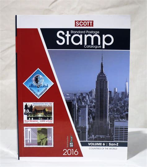 Buy 2016 Scott Standard Postage Stamp Catalog Set, Volume 1-6 | Vista Stamps