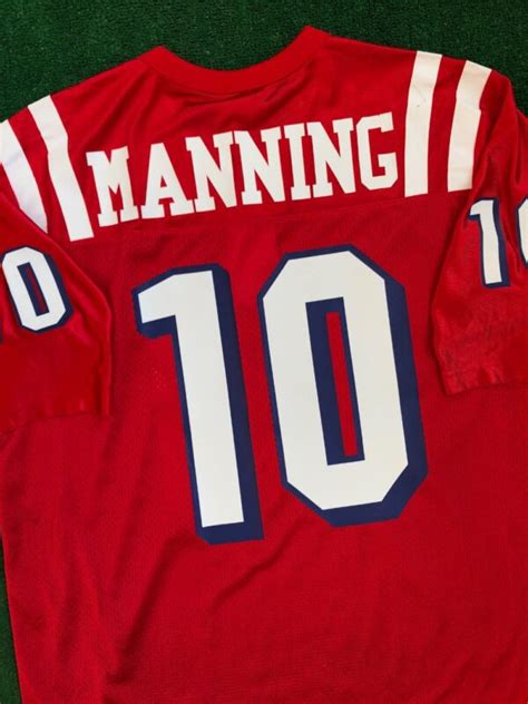 00’s Eli Manning Ole Miss Rebels Nike NCAA Jersey Size XL – Rare VNTG