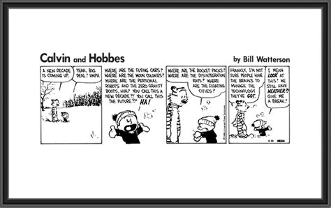 Calvin and Hobbes Print: Snowmen horror