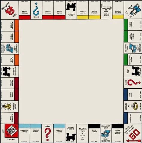 Monopoly Board Actual Size Image