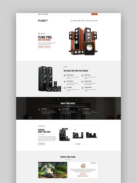 Product Landing Page Templates