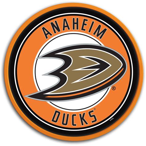 Anaheim Ducks: Modern Disc Wall Sign - The Fan-Brand