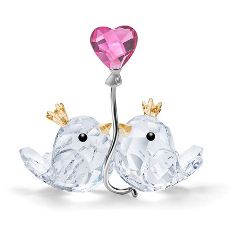 Swarovski Crystal Love Birds Pink Heart Figurine 5492226 – Biggs Ltd