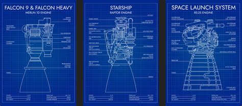 Spacex Merlin Engine Drawings