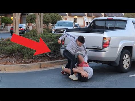 Starting Fights in Public Prank (COPS CALLED) - YouTube