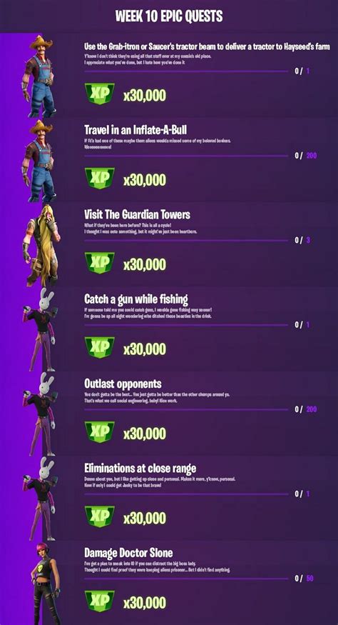 Fortnite Season 7 week 10 challenges leaked: Full list, and how to ...