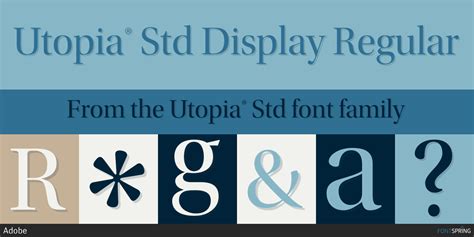 Utopia® Std Font | Fontspring