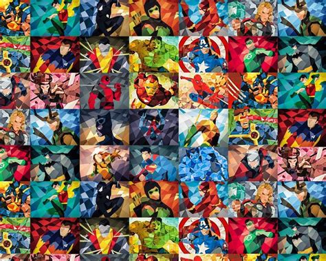 Superhero Collage Wallpapers - Top Free Superhero Collage Backgrounds ...