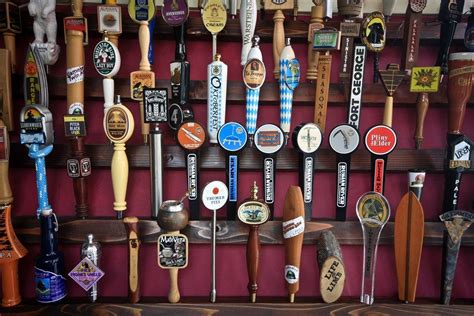 Wall of Tap Handles | Beer tap handles display, Beer taps, Tap handles