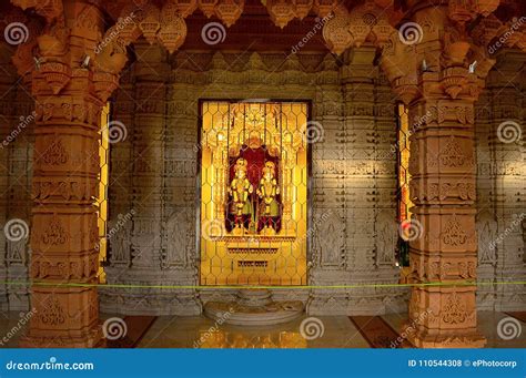 Inside View of BAPS Shri Swaminarayan Mandir Pune Stock Photo - Image of exterior, hindu: 110544308