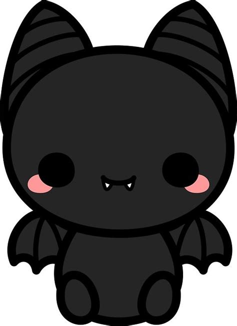 Cute spooky bat Sticker by peppermintpopuk | Desenho de morcego, Morcego desenho, Desenhos kawaii