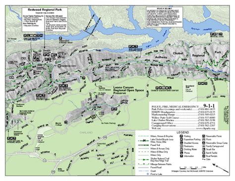 Joaquin Miller Park Map | Map Of The World