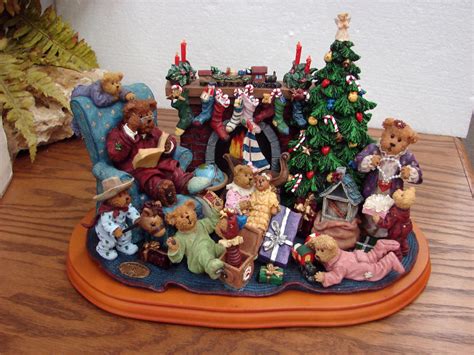 Boyd's Bears Cozy Christmas Danbury Mint Display Retired Limited ...