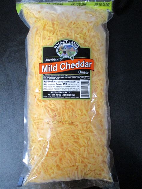 Buy 2049 – SHREDDED MILD CHEDDAR CHEESE, WC (2 LB BAG) — THIS ITEM DOES ...