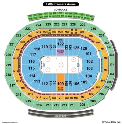 The Awesome and also Gorgeous red wings seating chart | Seating charts, Detroit red wings, Chart