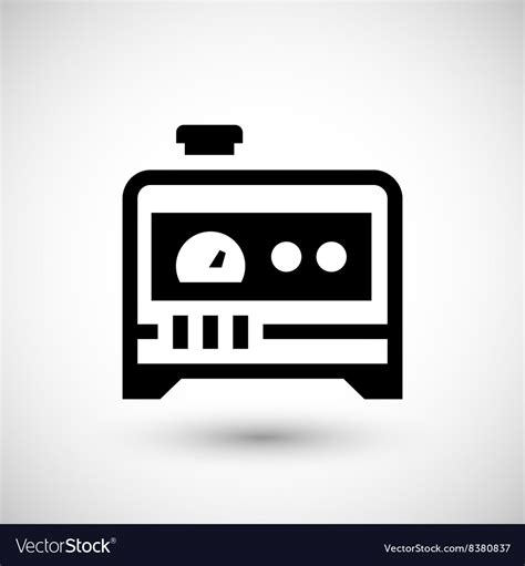 Electric generator icon Royalty Free Vector Image