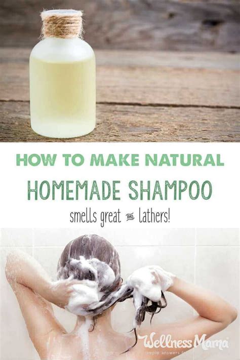 How to Make Natural Homemade Shampoo | Homemade natural shampoo, Natural shampoo recipes ...