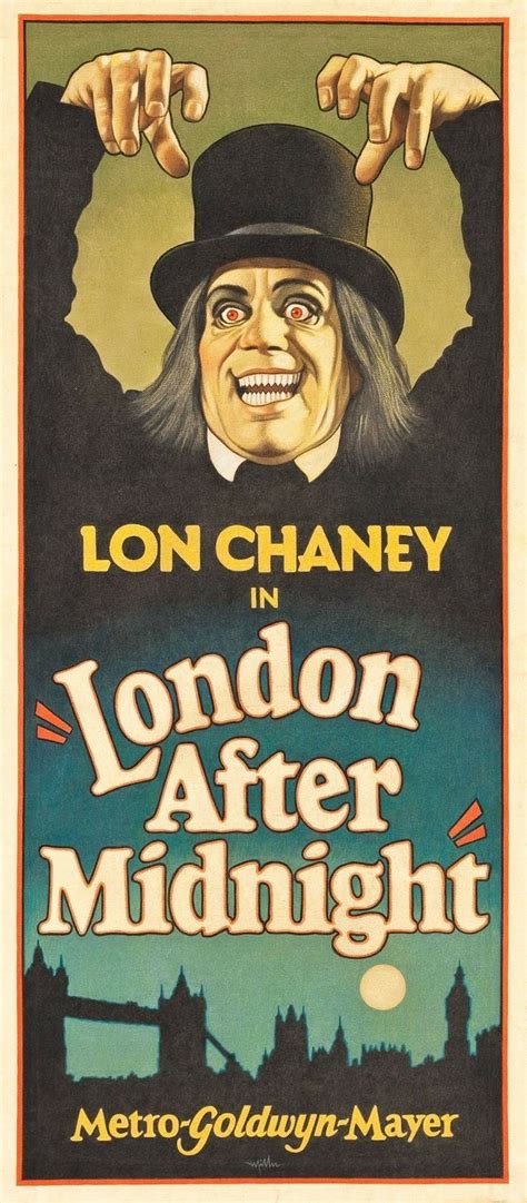 London After Midnight (1927) Lon Chaney | Movie posters, Classic horror ...